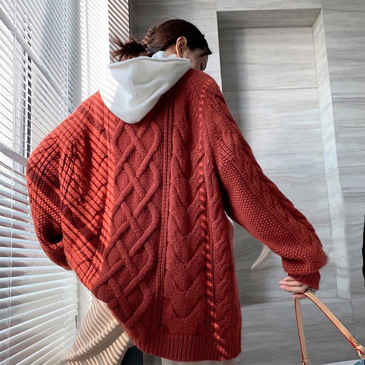 DESCENTE - DESCENTEレディース 韓国ニット２点専用❗️ 韓国風 ケーブル編み ニット レディース[品番：AGCW0002787