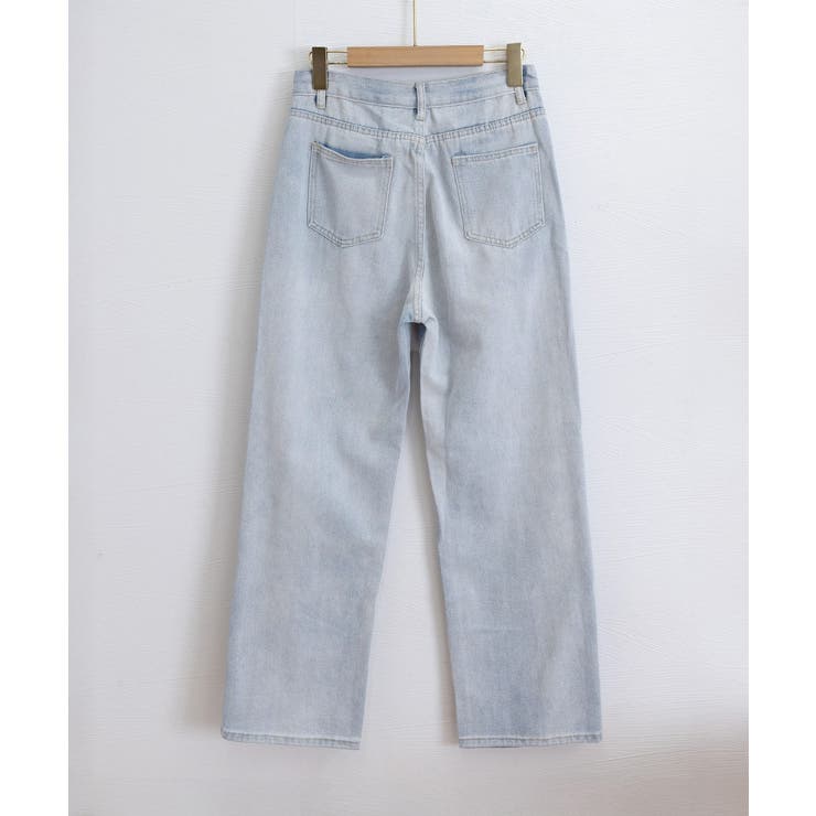 ダメージデニムパンツハイウエストジーパン | SUNSHINE CLOSET | 詳細画像17 