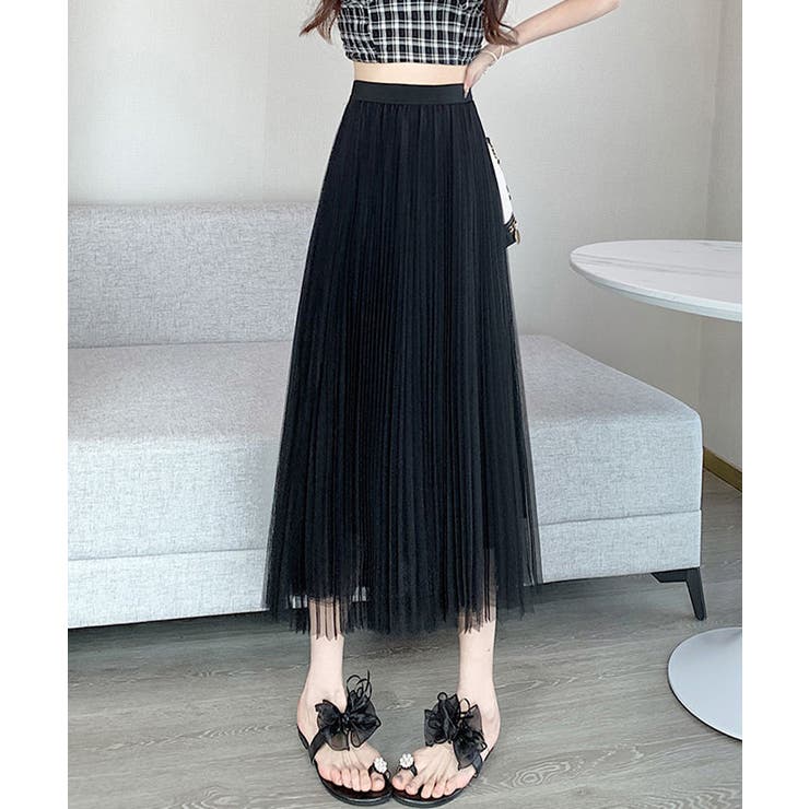 チュールスカートレディースロングスカート | SUNSHINE CLOSET | 詳細画像10 