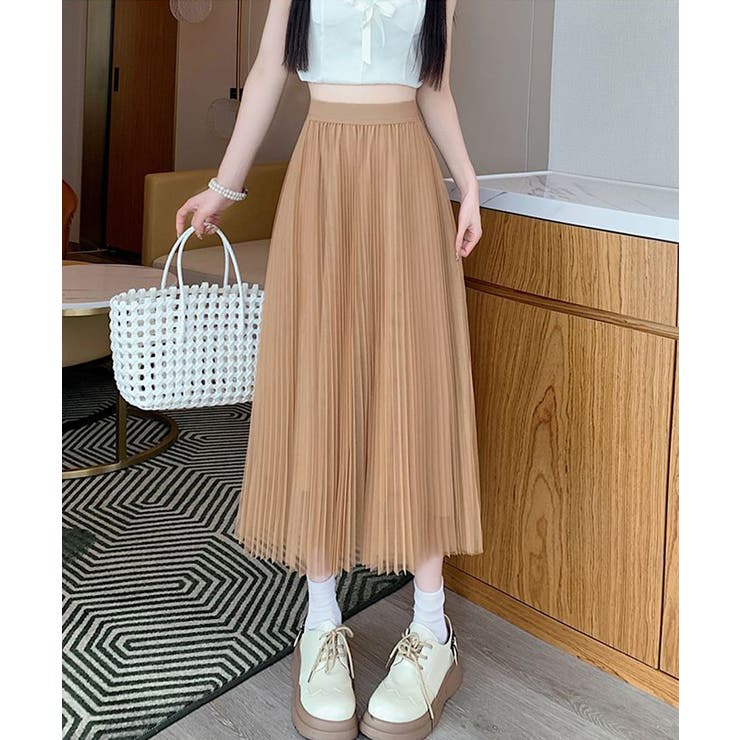 チュールスカートレディースロングスカート | SUNSHINE CLOSET | 詳細画像11 