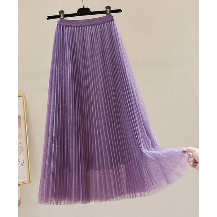 チュールスカートレディースロングスカート | SUNSHINE CLOSET | 詳細画像28 