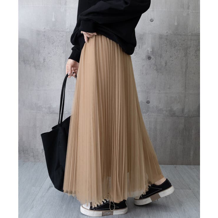 チュールスカートレディースロングスカート | SUNSHINE CLOSET | 詳細画像30 