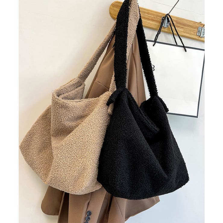 ボアバッグ レディース トートバッグ秋冬[品番：AGCW0005128