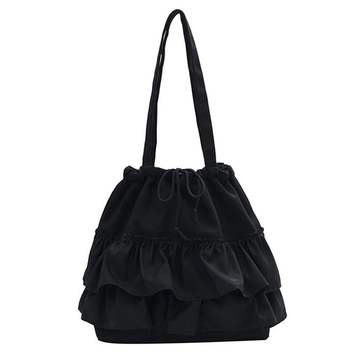 ティアードフリルトートバッグ キャンバス | SUNSHINE CLOSET | 詳細画像19 