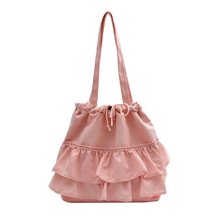 ティアードフリルトートバッグ キャンバス | SUNSHINE CLOSET | 詳細画像21 