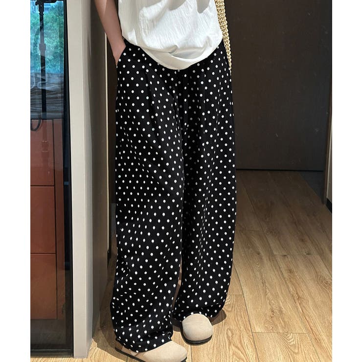 レディース ハイウエストバルーンパンツ 着やせロングパンツ | SUNSHINE CLOSET | 詳細画像4 