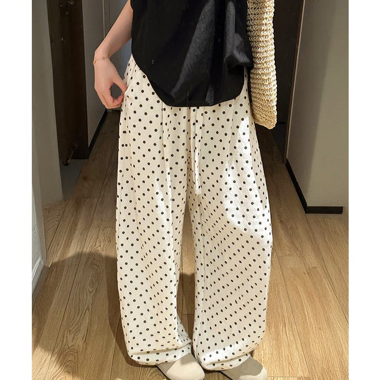 レディース ハイウエストバルーンパンツ 着やせロングパンツ | SUNSHINE CLOSET | 詳細画像8 