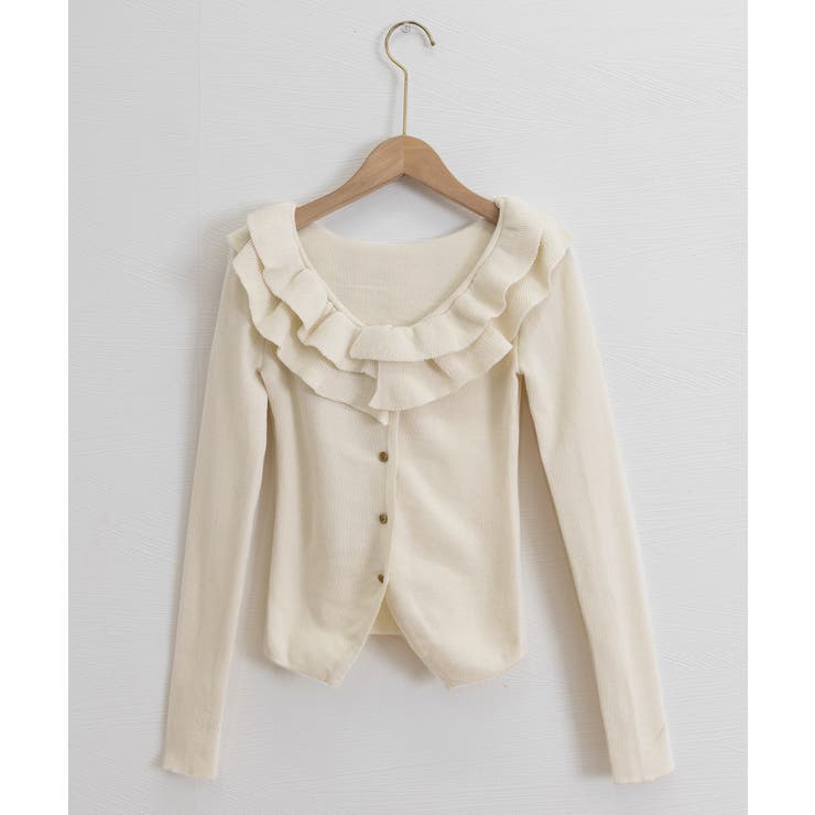 フリルニットトップス オフショルダー秋服 | SUNSHINE CLOSET | 詳細画像32 