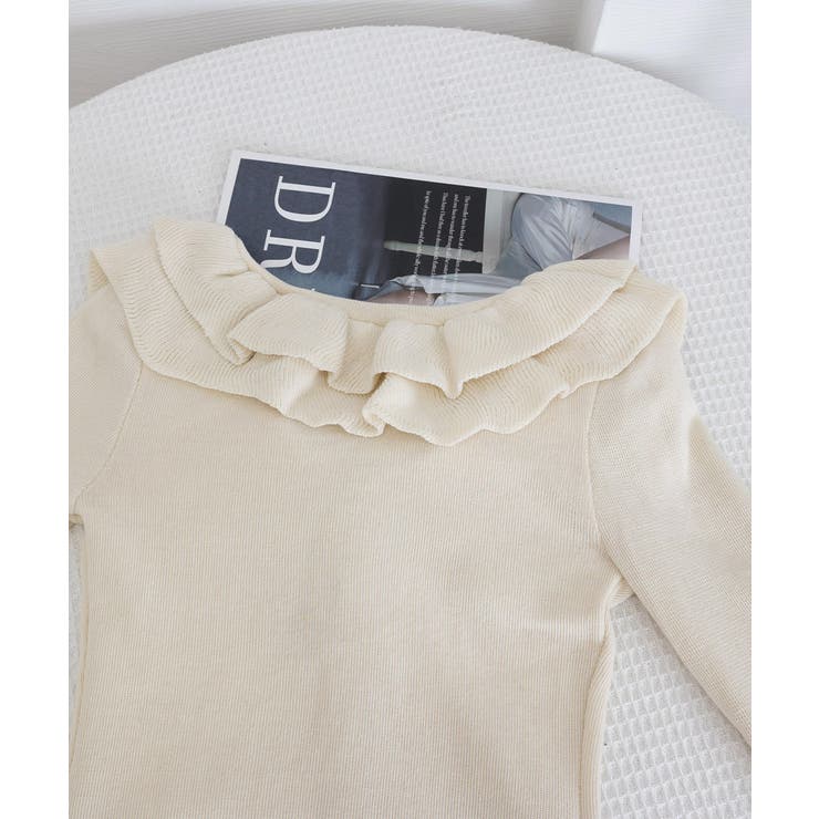 フリルニットトップス オフショルダー秋服 | SUNSHINE CLOSET | 詳細画像36 