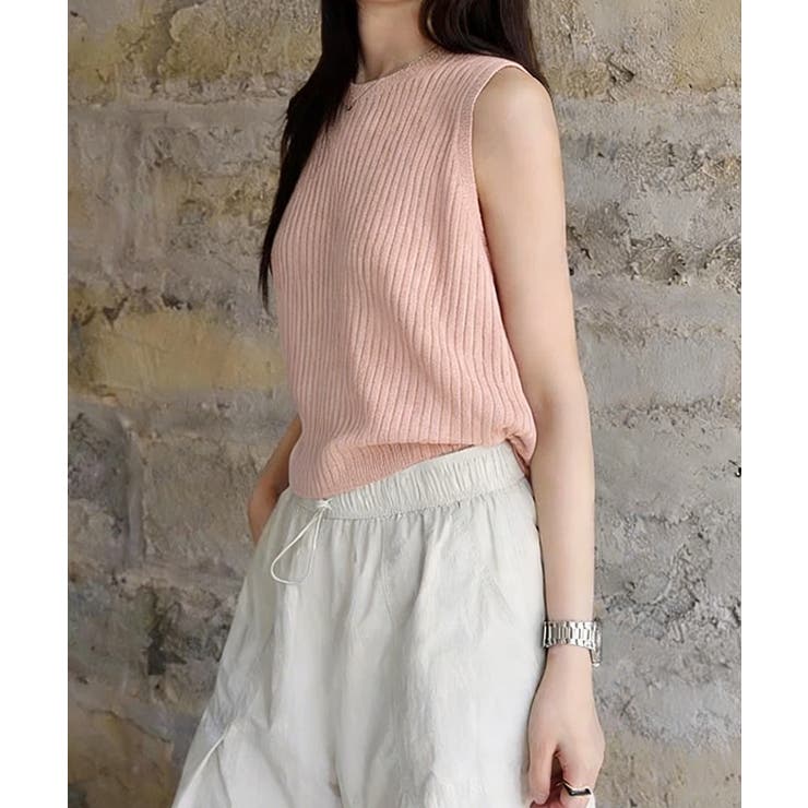 前後2WAYリブニット ノースリーブトップス レディース | SUNSHINE CLOSET | 詳細画像10 