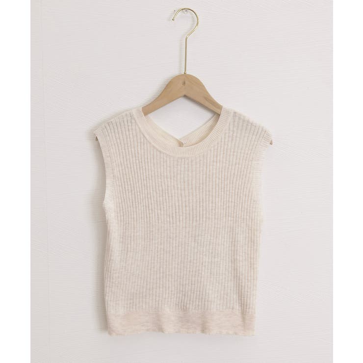 前後2WAYリブニット ノースリーブトップス レディース | SUNSHINE CLOSET | 詳細画像19 