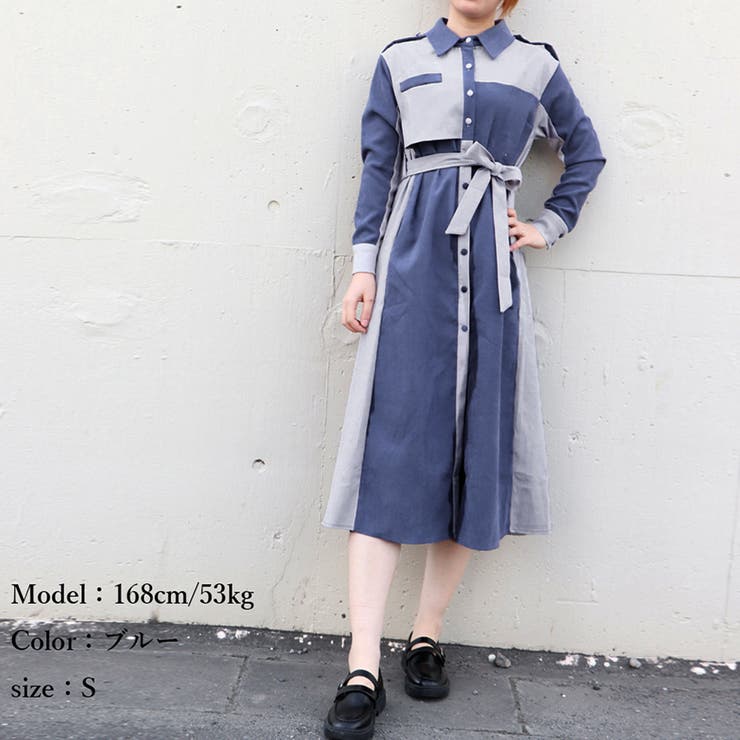 E7207◾️タエアシダ　ロングシャツワンピース E7207◾️タエアシダ ロングシャツワンピース