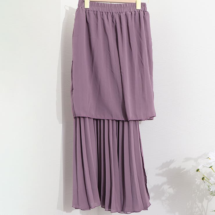 レディース シフォンフレアパンツ 体型カバー | SUNSHINE CLOSET | 詳細画像39 