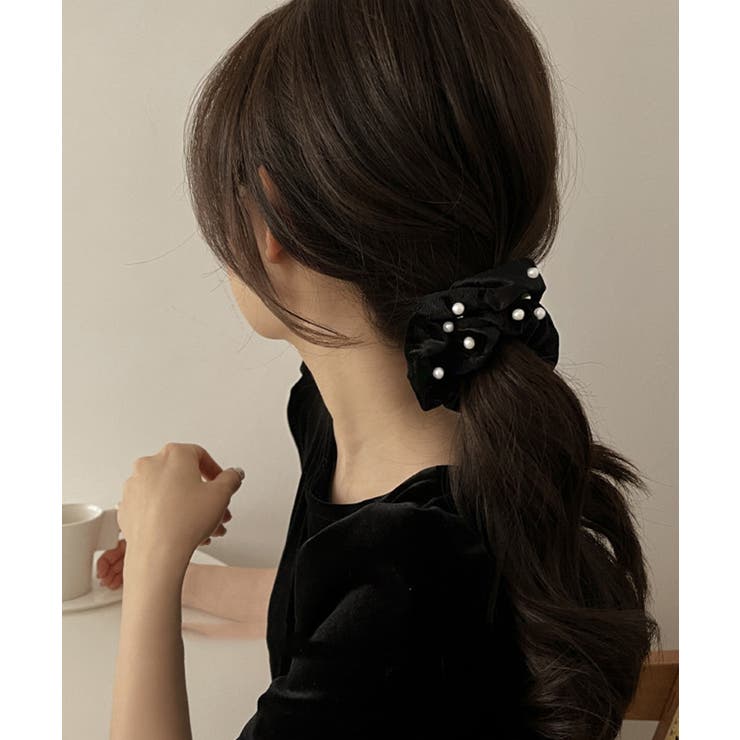 パール ヘアリング シュシュ 大人っぽい | SUNSHINE CLOSET | 詳細画像3 