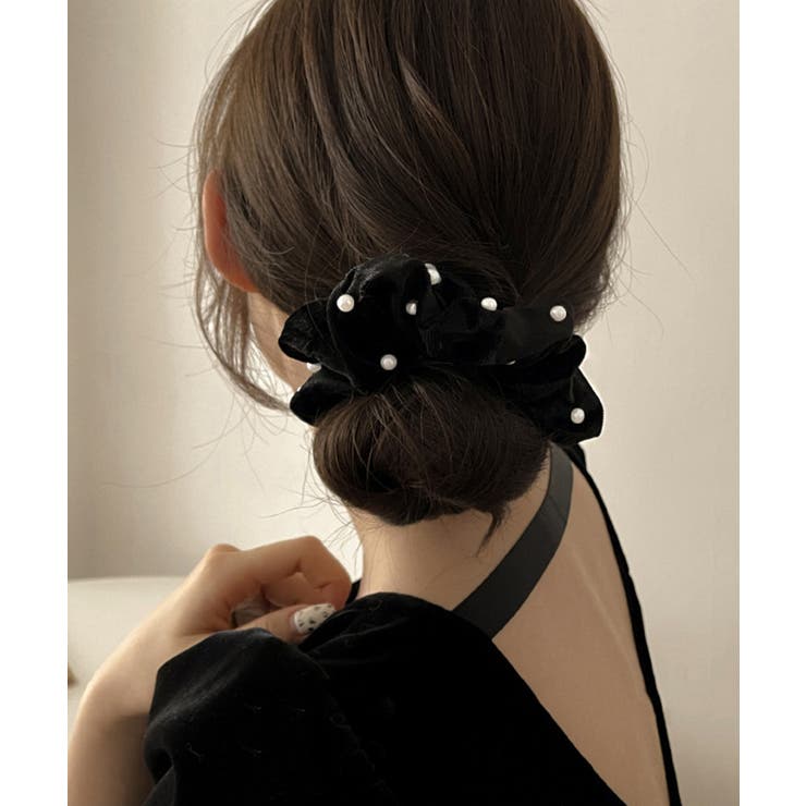 パール ヘアリング シュシュ 大人っぽい | SUNSHINE CLOSET | 詳細画像4 