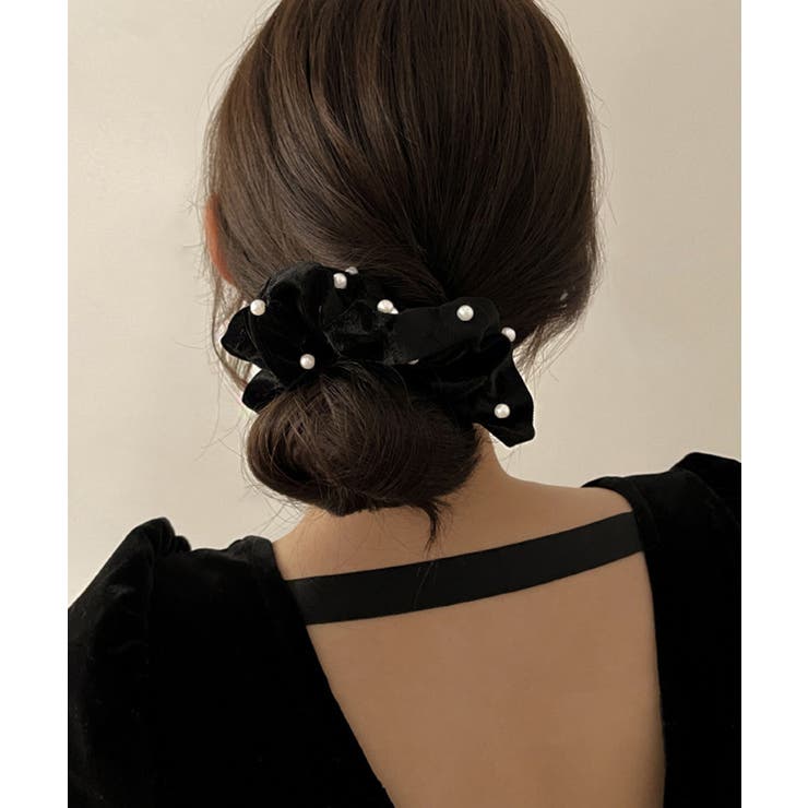 パール ヘアリング シュシュ 大人っぽい | SUNSHINE CLOSET | 詳細画像5 