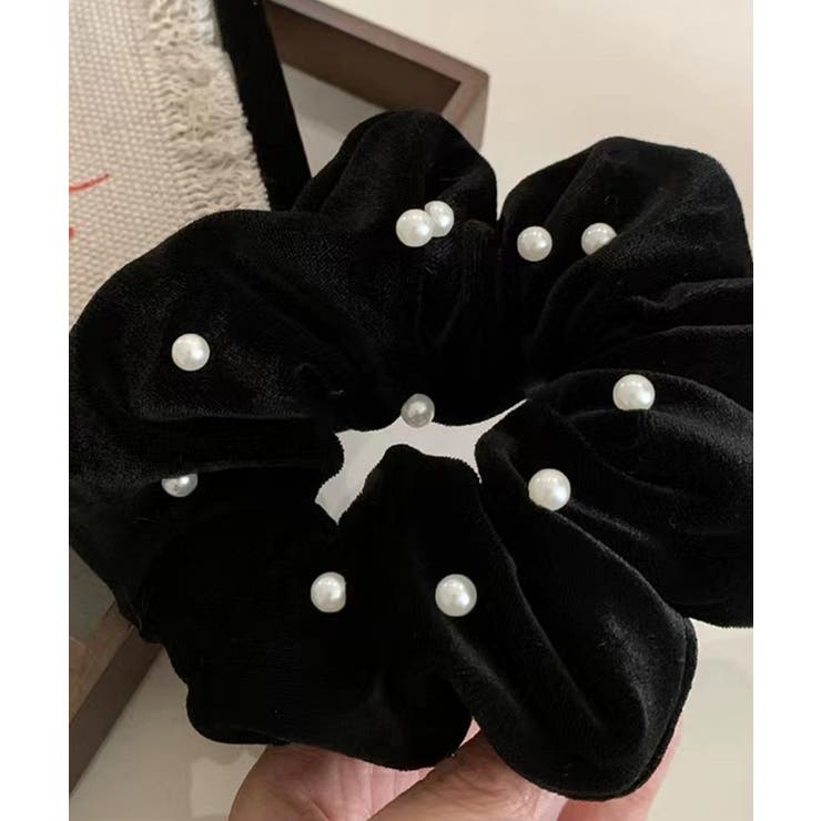 パール ヘアリング シュシュ 大人っぽい | SUNSHINE CLOSET | 詳細画像9 