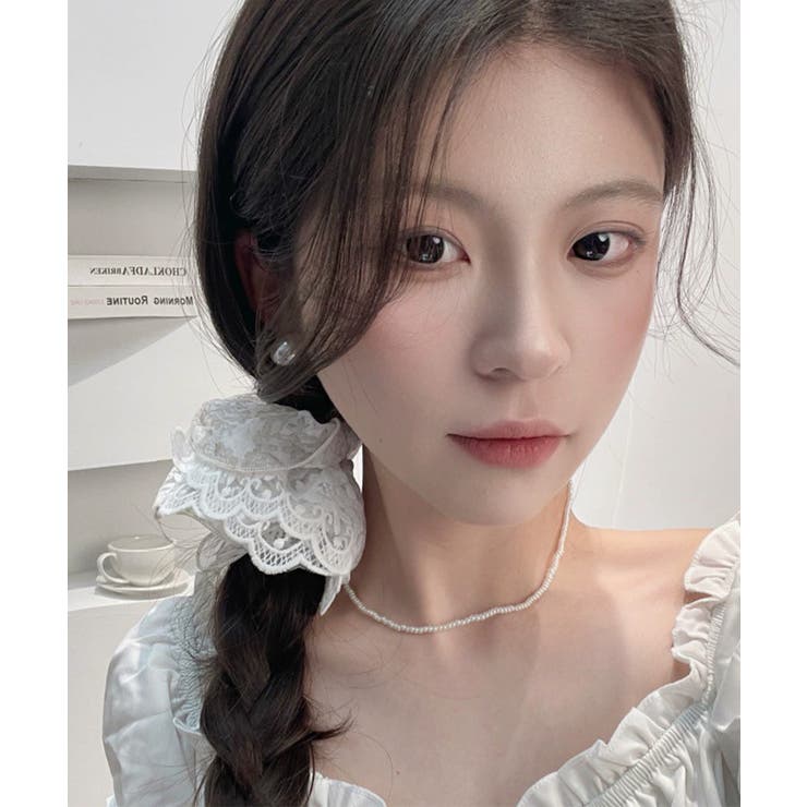 ボリュームレースシュシュ 大きめヘアゴム | SUNSHINE CLOSET | 詳細画像2 