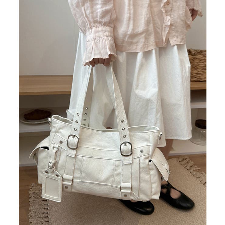 カードケース付きレトロボストンバッグ合成皮革トート鞄マルチポケットカバン 肩掛け… | SUNSHINE CLOSET | 詳細画像10 