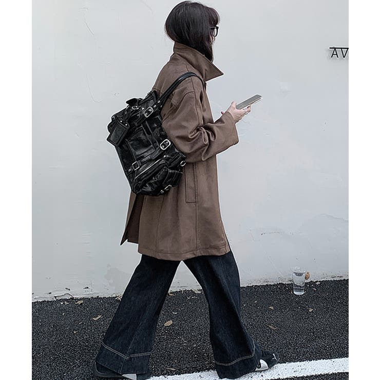 カードケース付きレトロボストンバッグ合成皮革トート鞄マルチポケットカバン 肩掛け… | SUNSHINE CLOSET | 詳細画像4 
