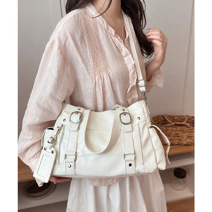 カードケース付きレトロボストンバッグ合成皮革トート鞄マルチポケットカバン 肩掛け… | SUNSHINE CLOSET | 詳細画像9 