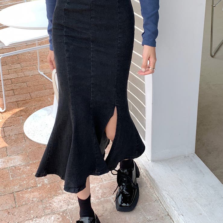 デニムマーメイドスカート大人セクシー | SUNSHINE CLOSET | 詳細画像10 