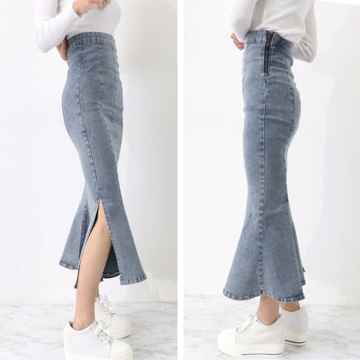 デニムマーメイドスカート大人セクシー | SUNSHINE CLOSET | 詳細画像14 