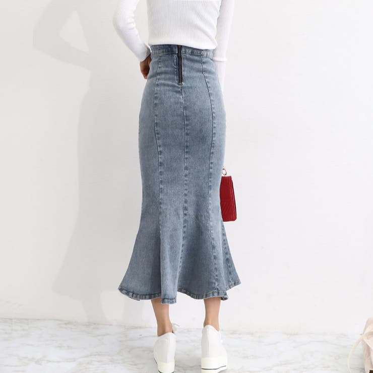 デニムマーメイドスカート大人セクシー | SUNSHINE CLOSET | 詳細画像15 