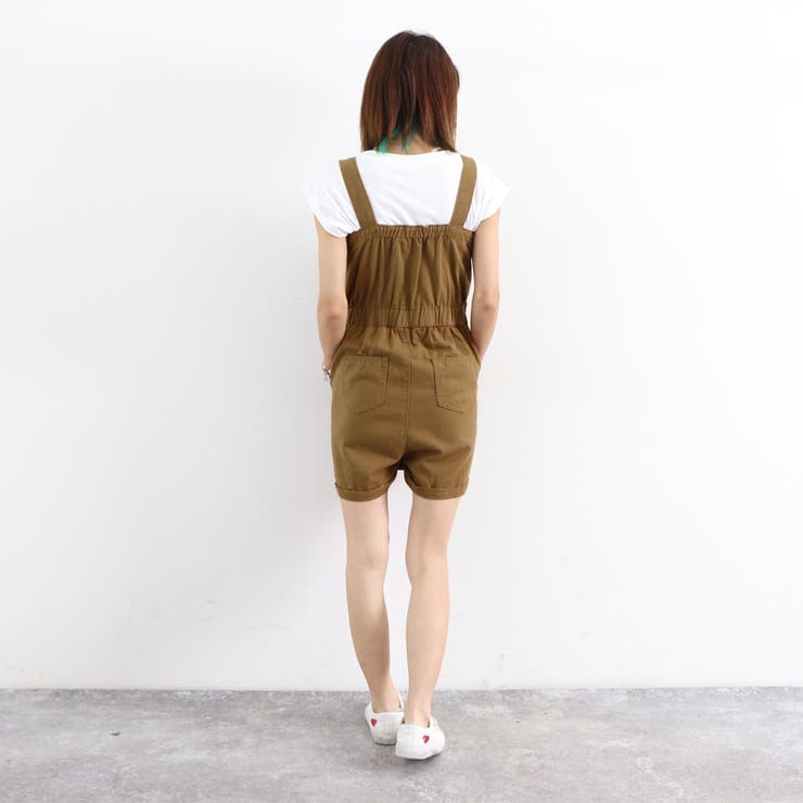 デニムサロペットショート丈オールインワン | SUNSHINE CLOSET | 詳細画像16 