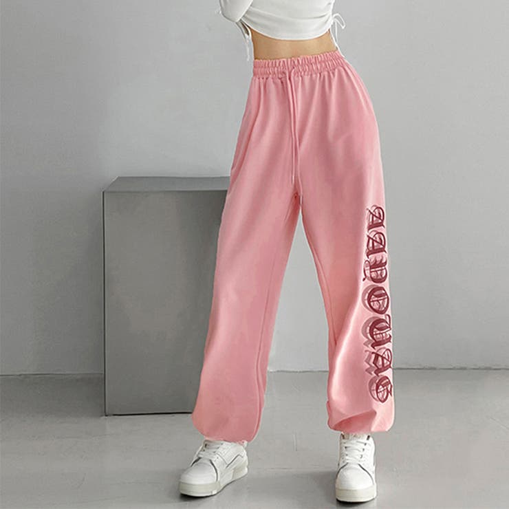 [GLOWNY]G CONTRAST SWEAT パンツ★新作・24AW★人気★韓国★ 韓国 スウェットパンツ レディース 新作[品番：AGCW0003568