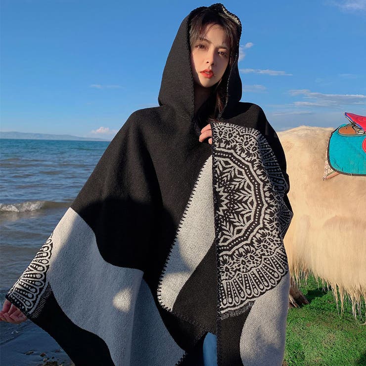 ニットマント レディース ニットマフラー | SUNSHINE CLOSET | 詳細画像1 