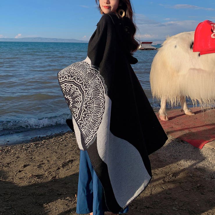 ニットマント レディース ニットマフラー | SUNSHINE CLOSET | 詳細画像3 