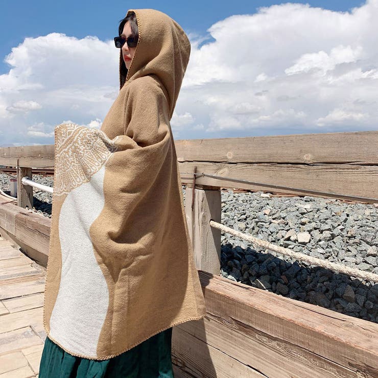 ニットマント レディース ニットマフラー | SUNSHINE CLOSET | 詳細画像8 