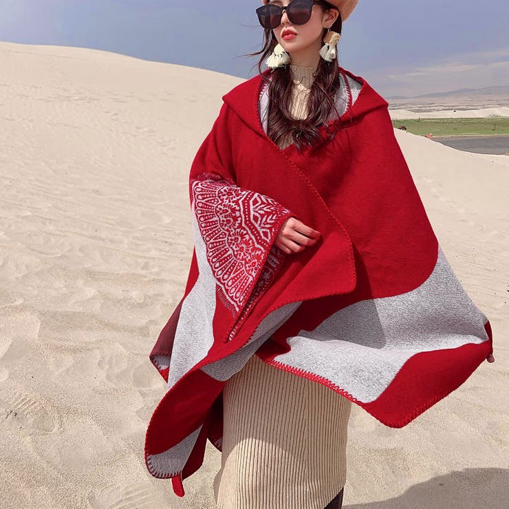 ニットマント レディース ニットマフラー | SUNSHINE CLOSET | 詳細画像9 