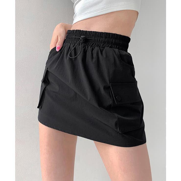 カーゴスカート ハイウエストミニスカート | SUNSHINE CLOSET | 詳細画像1 