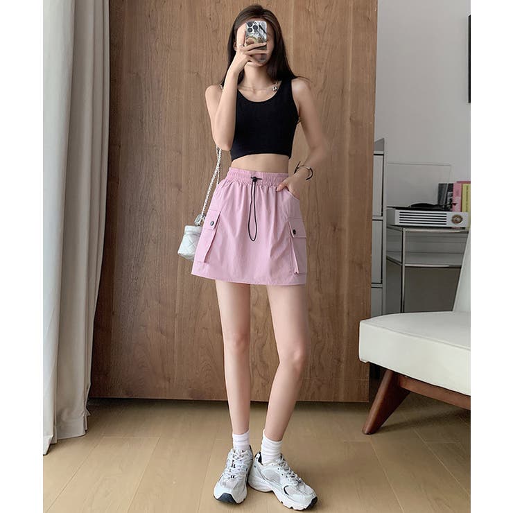 カーゴスカート ハイウエストミニスカート | SUNSHINE CLOSET | 詳細画像15 