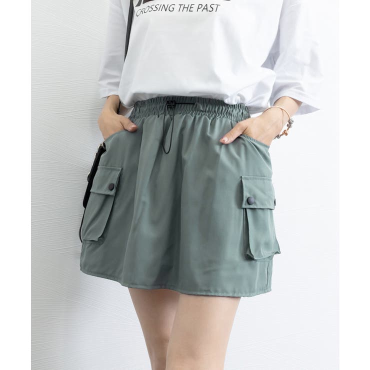 カーゴスカート ハイウエストミニスカート | SUNSHINE CLOSET | 詳細画像16 