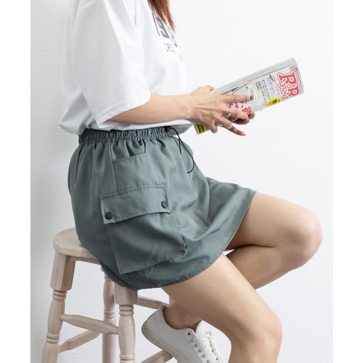 カーゴスカート ハイウエストミニスカート | SUNSHINE CLOSET | 詳細画像19 