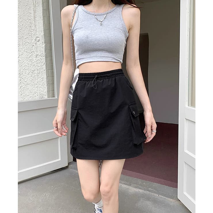 カーゴスカート ハイウエストミニスカート | SUNSHINE CLOSET | 詳細画像2 