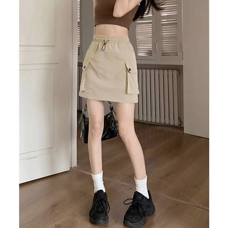 カーゴスカート ハイウエストミニスカート | SUNSHINE CLOSET | 詳細画像8 