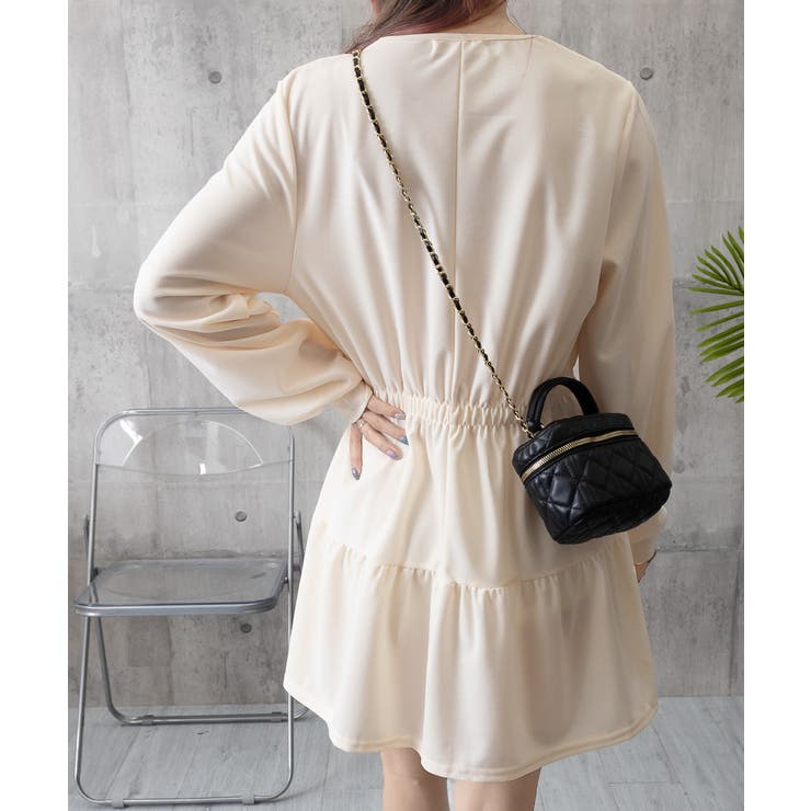 ティアードミニワンピース ウエストマーク | SUNSHINE CLOSET | 詳細画像15 