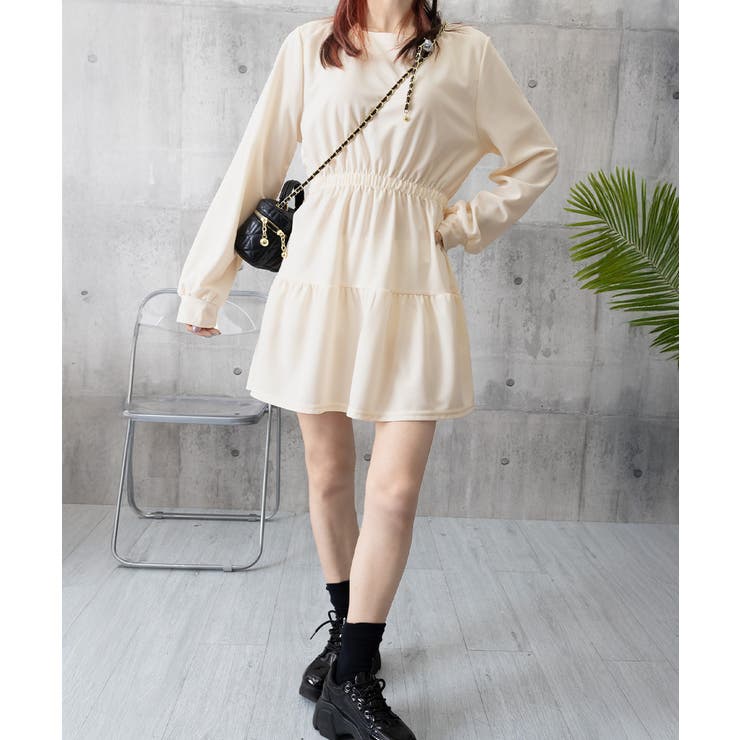 ティアードミニワンピース ウエストマーク | SUNSHINE CLOSET | 詳細画像16 