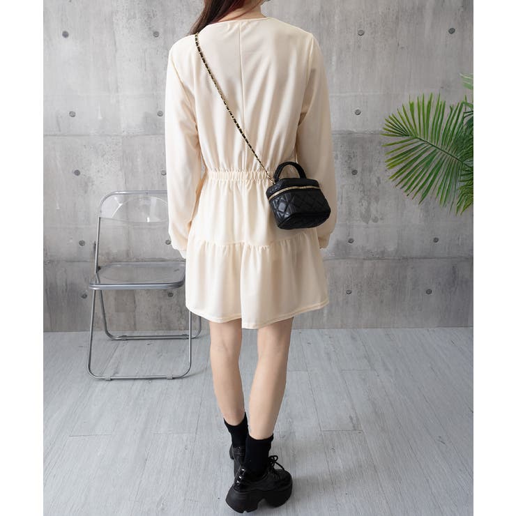 ティアードミニワンピース ウエストマーク | SUNSHINE CLOSET | 詳細画像18 