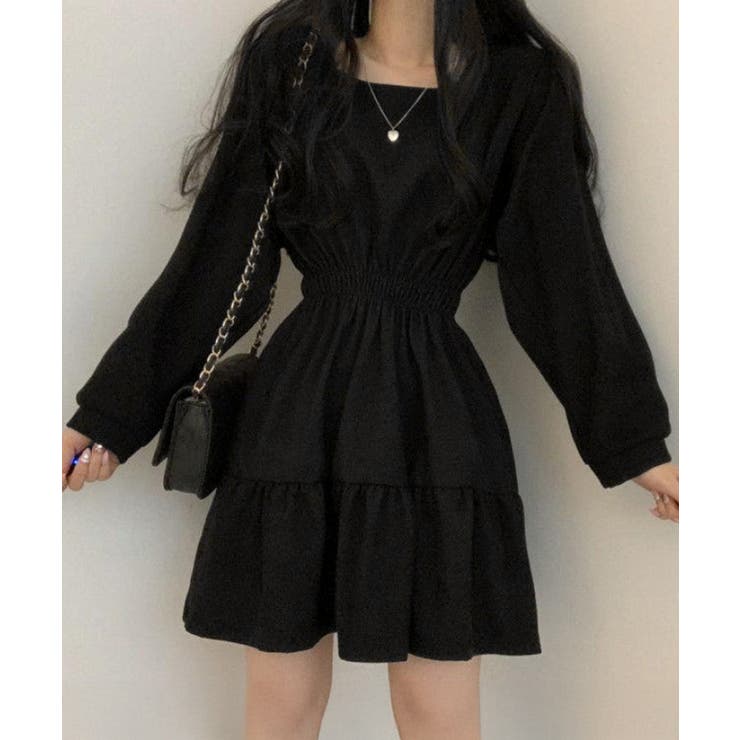 ティアードミニワンピース ウエストマーク | SUNSHINE CLOSET | 詳細画像2 