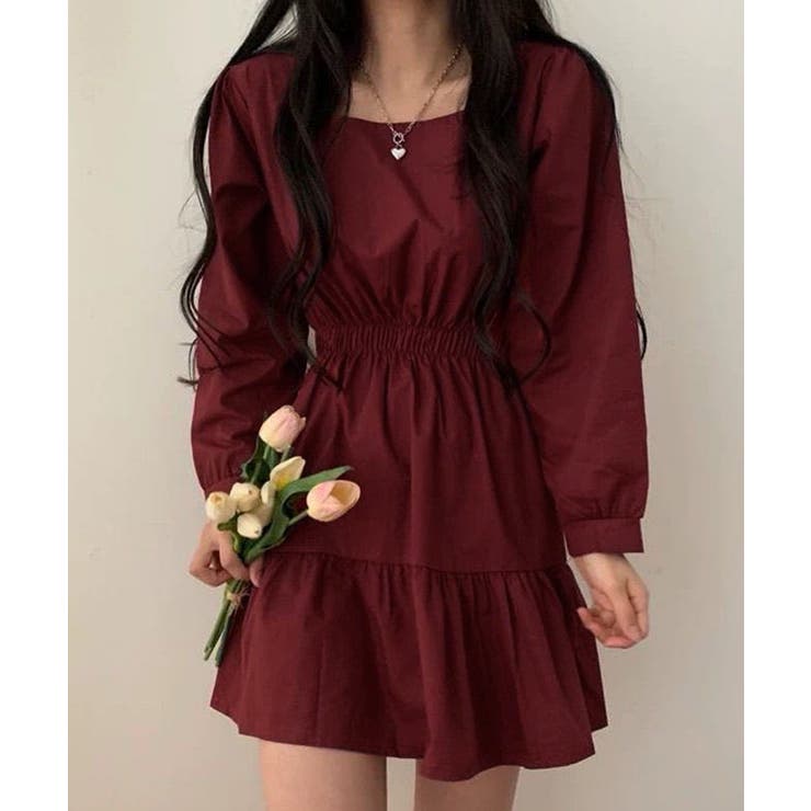 ティアードミニワンピース ウエストマーク | SUNSHINE CLOSET | 詳細画像7 