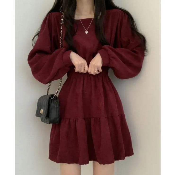 ティアードミニワンピース ウエストマーク | SUNSHINE CLOSET | 詳細画像9 