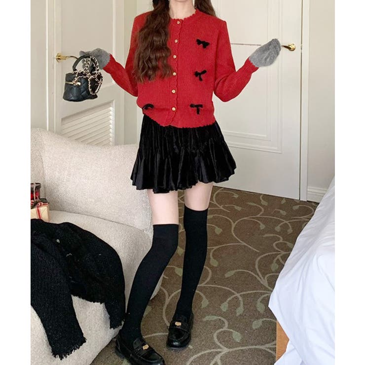 ニットカーディガンリボン飾り 秋冬ニット | SUNSHINE CLOSET | 詳細画像11 