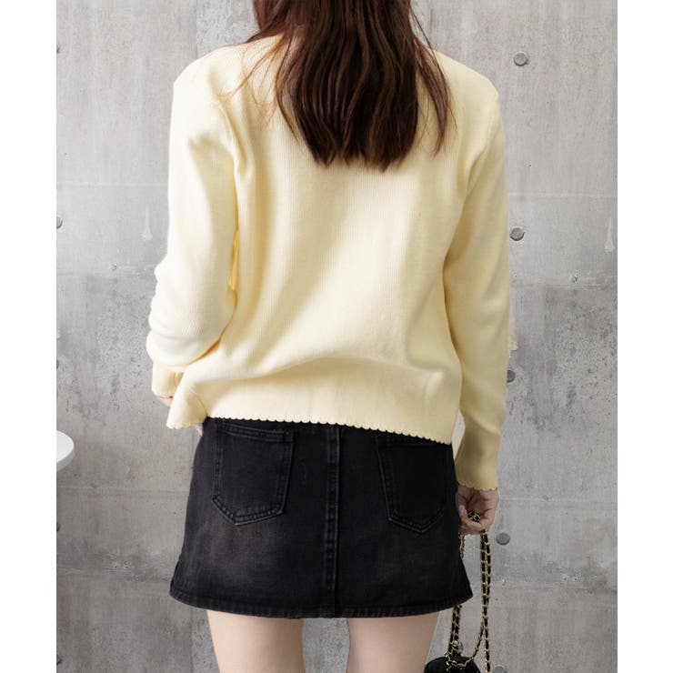 ニットカーディガンリボン飾り 秋冬ニット | SUNSHINE CLOSET | 詳細画像16 