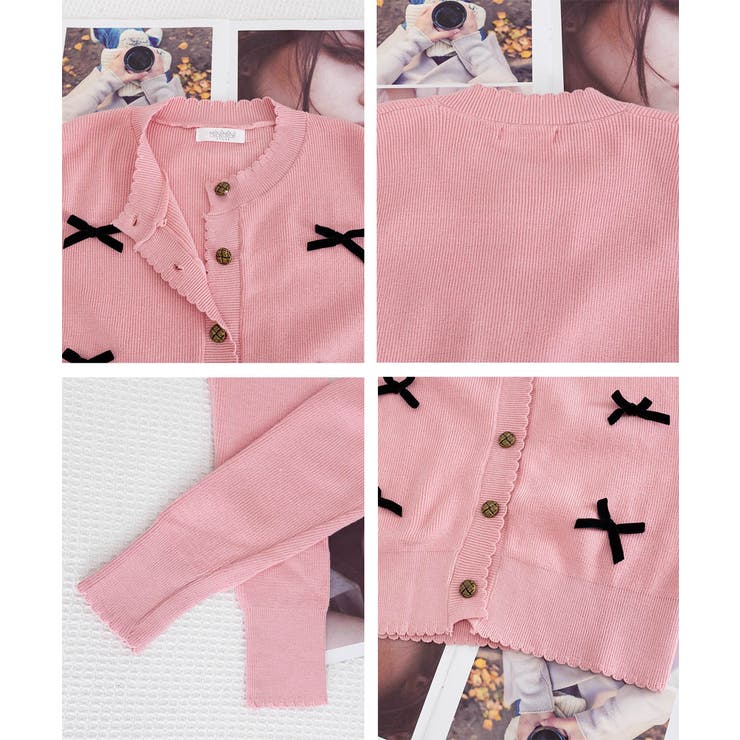 ニットカーディガンリボン飾り 秋冬ニット | SUNSHINE CLOSET | 詳細画像22 