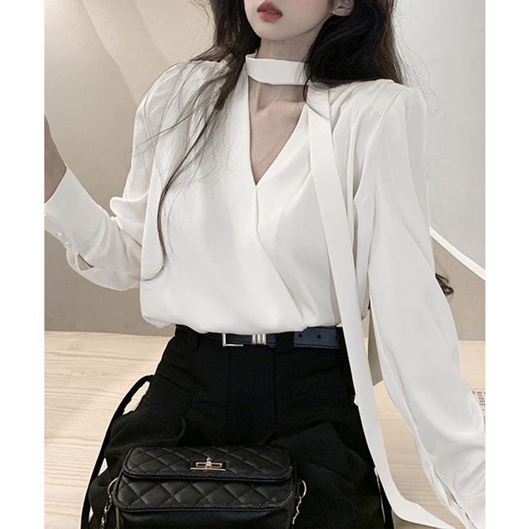 シャツブラウスレディース ボウタイトップス きれいめ大人可愛い | SUNSHINE CLOSET | 詳細画像15 